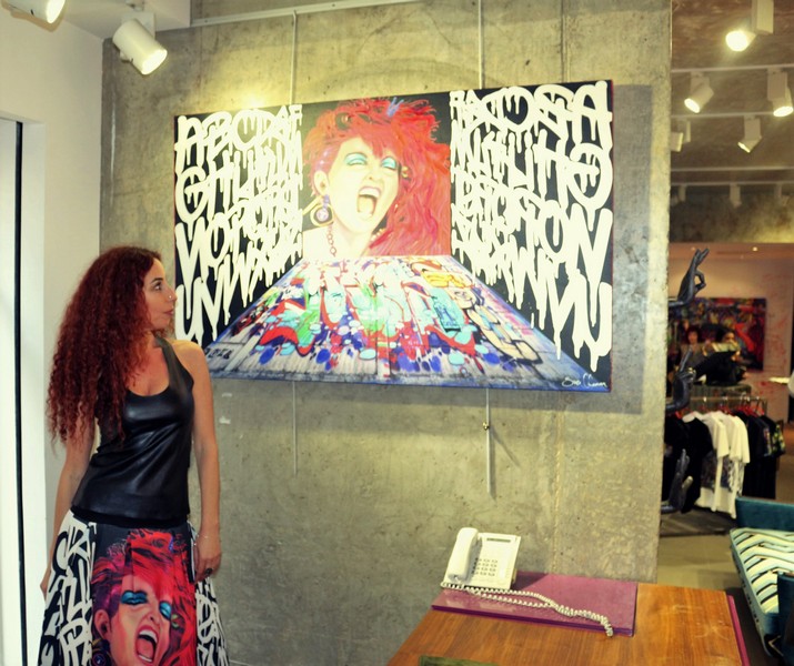 Suzi in Beirut at Vick Vanlian Showroom
